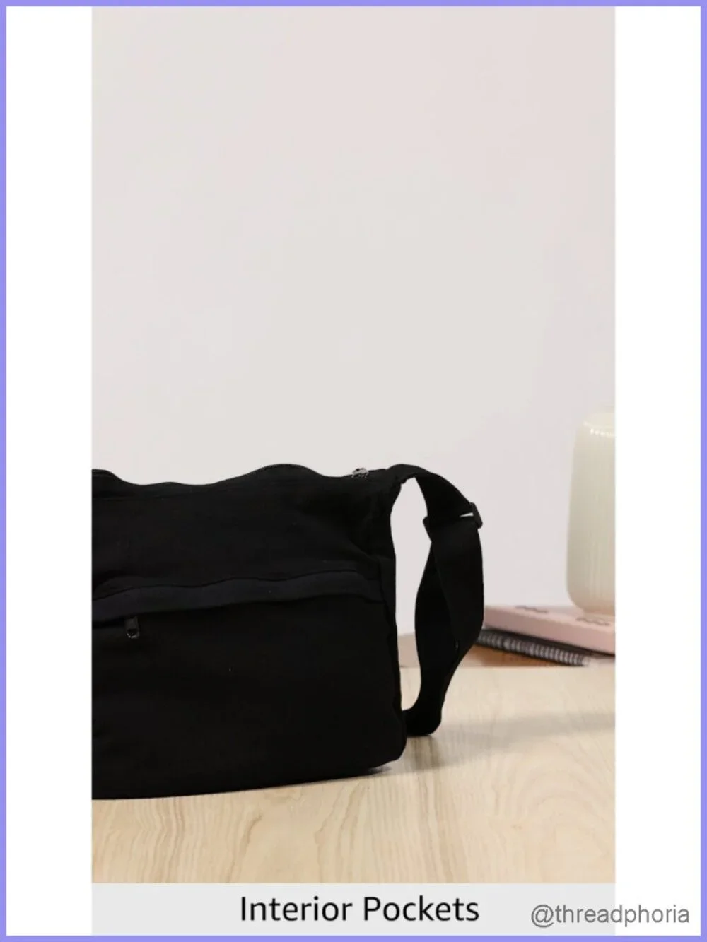 Canvas Hobo Crossbody Bag Messenger Shoulder Tote Handbag
